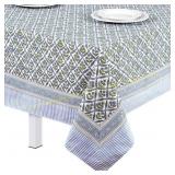 Newtay Cotton Tablecloth 60x90" blue