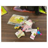 Baby socks, hair coils, etc
