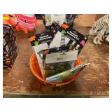 Halloween sticker boxes, hand cuff sets, 2ct