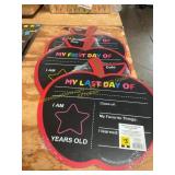 3ct. First Day Of School Chalkboard