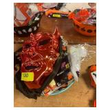 Halloween masks, squishy, lights, etc