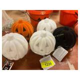 Light up pumpkins, 5ct