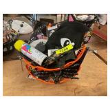 Halloween treat bag, spider, etc