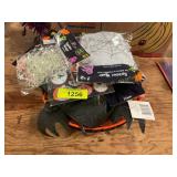 Halloween bracelets, spider webs, etc