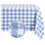 Romanstile Vinyl Tablecloth, 54x78, Light Blue
