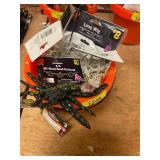 Halloween wig, garland, spider,etc