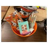 Halloween necklace, lights, disco cup, etc