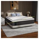 Queen Size 12" Hybrid Mattress in a Box