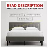 Resident Queen Bedframe , Slice on Back