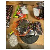 6ct. Creepy Cloth, Halloween Make Up, Witches Hat