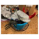 Halloween spiders, spider web, etc
