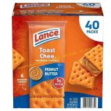 Lance ToastChee Peanut Butter Crackers, 40 pk