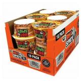 Nissin Hot & Spicy Noodle Bowl, 12ct, boiled duck