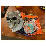 Halloween cup, masks, plates, etc