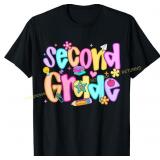 Preppy Second Grade Back to School T-Shirt