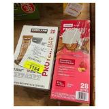 Kirkland protein bars, protein bites