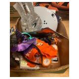 Halloween masks, squishy toy, etc