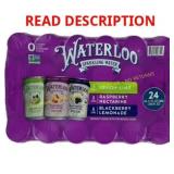 Waterloo Sparkling Water Variety Pack, 23ct