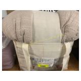 Queen comforter set, stained
