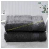 Charisma Hygrocotton 2pc Bath Set Gunmetal