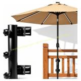 Patio Umbrella Holder for Deck Railing