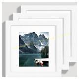Hongkee 6x6 White Picture Frames (Set of 3)