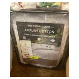 Luxury cotton king comforter