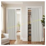 Closet Curtain 78" Linen Blackout 2-Panel Set