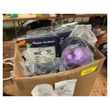 Halloween plastic skeleton ,cup, etc