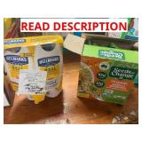 Hellmans mayonnaise(2ct) , brown rice (4ct)