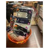 Halloween, skeletons, gel clings, etc