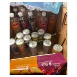 Kirkland sparkling water (9), V8 Energy (11)