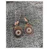 Unverified Vintage Shawnee Tribe Earrings