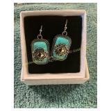 Unverified Vintage Osage Nation Earrings