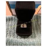 Ladies Size 6 Purple Gemstone Ring