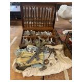 Silver plate + Vintage Flatware