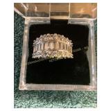 Unverified Size 7 Round + Baguette Ring