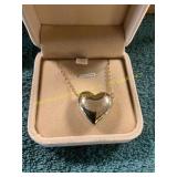 Unverified 20in Heart Pendant Necklace