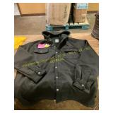 3XL Dickies Duck Hooded Shirt Jacket