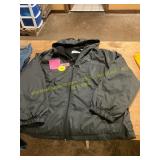 XXL Calvin Klein Hooded Full Zip Windbreaker