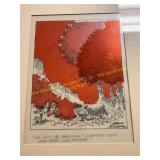 Framed "We Must Be Beautiful " Print