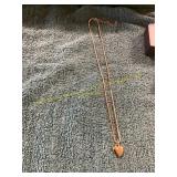 Unverified 20in Heart Necklace