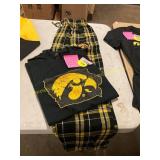 Iowa M Plaid PJ Pants + Shirt