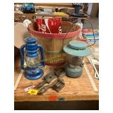 Lanterns, Baskets, Corn Holder, Etc