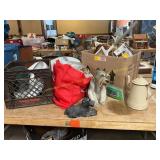 Dog Statues, Tea Pot, Bed Pan, Miscellaneous