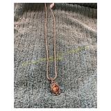 24in Starburst Sun Pendant Necklace