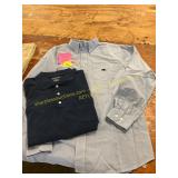 Mens L Hawkeye Button Down + Jersey Polo