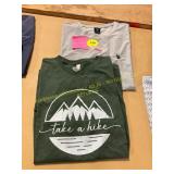 L Take A Hike Graphic T, Polo Performance T