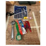 Wrench Set, Brush, Pliers, Etc
