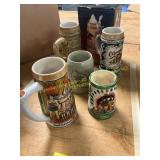 Lot of Beer Steins/ Mugs